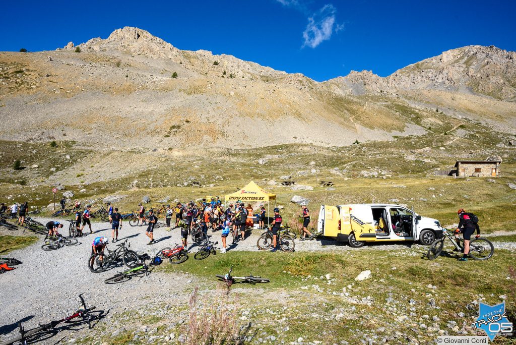 zone de ravitaillement dans la montagne